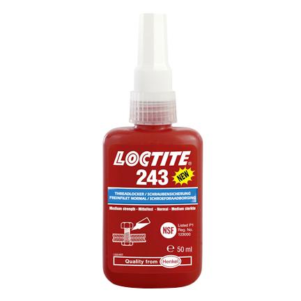 Loctite 243- Med Strength Blue Threadlocker