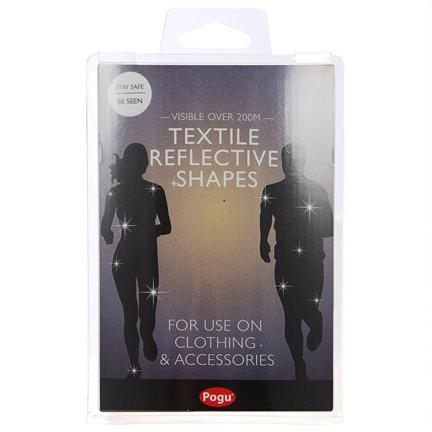 Pogu- Reflective Textile Shapes  Self-adhesive