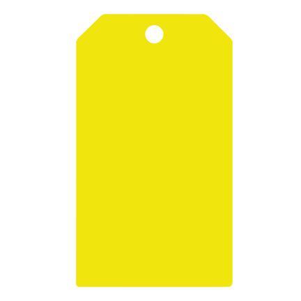 Brady- 65373 Blank Tag (Yellow)