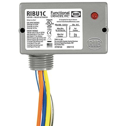 RIBU1C 24 Volt Relay - Irrigation/Humidifier -  : U1C